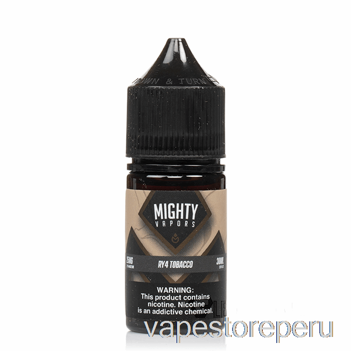 Vape Sin Nicotina Peru Ry4 Tabaco - Sales Poderosas - 30ml 25mg